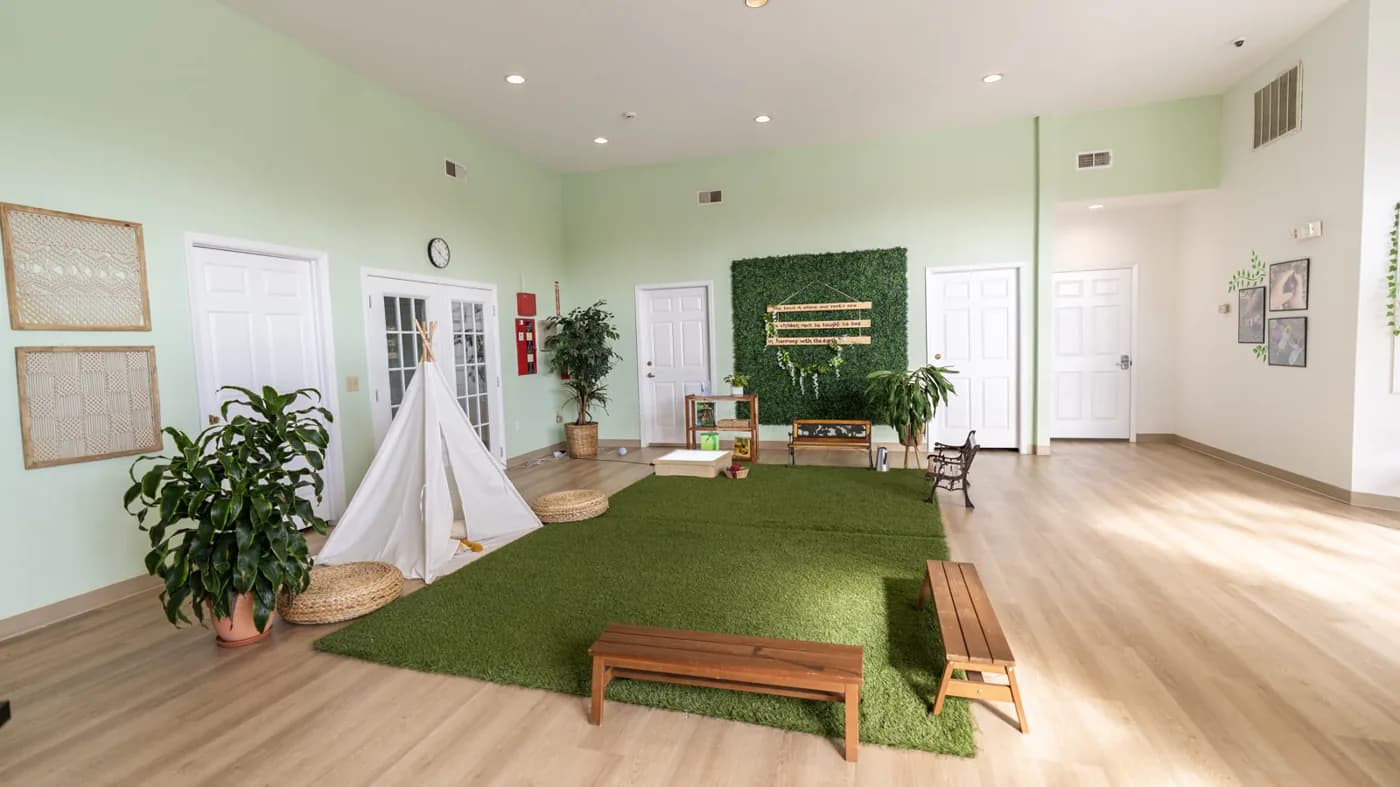 A nature-based Garden Montessori classroom